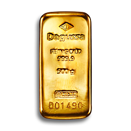degussa goldhandel goldbarren 500 g barren degussa